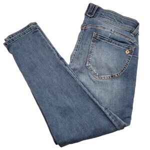 Democracy Ab Solution Jeans Women's 8 Skinny Cropped Mid Rise Comfort Stretch